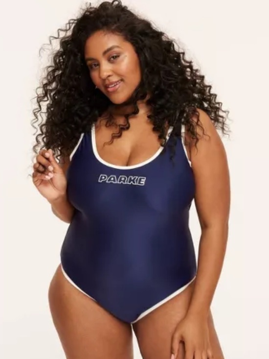 Parke Other - Women's 90s One Piece Swimsuit - Parke x Target Navy Blue- X